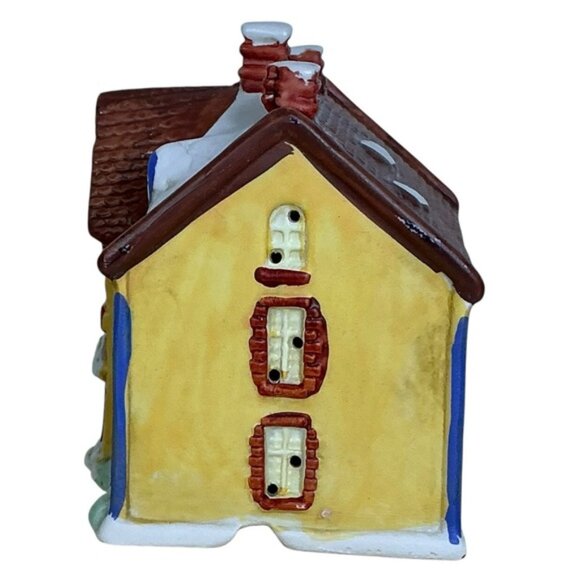 Village Mansion Holiday Dickens of London Christmas Porcelain House Vintage 1991 - Picture 6 of 16